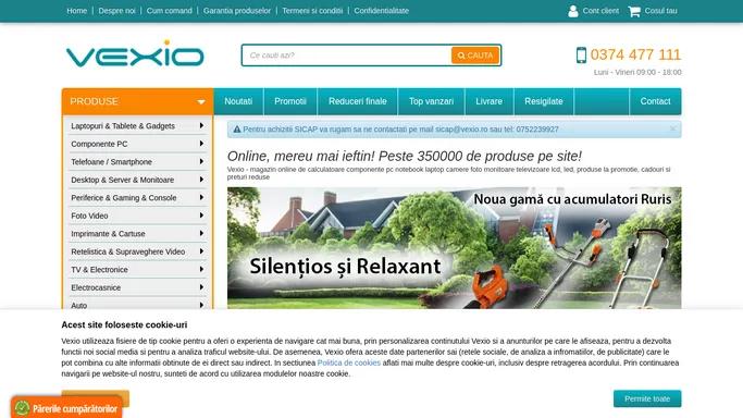 Vexio - Online, mereu mai ieftin! Peste 350.000 de produse pe site!