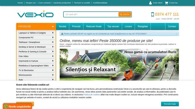 Vexio - Online, mereu mai ieftin! Peste 150.000 de produse pe site!