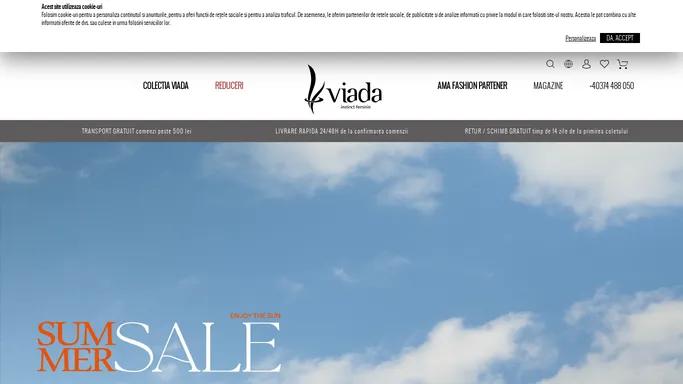 Brand romanesc de imbracaminte pentru femei - Viada
