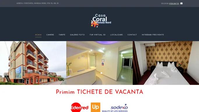 Cazare Vila Coral Mamaia Nord - Rezervari: 0728.330.713