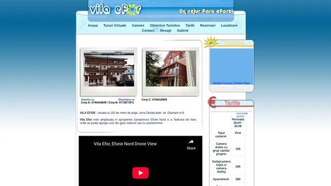 Vila Efor - Cazare in Eforie Nord in conditii excelente la Vila Efor