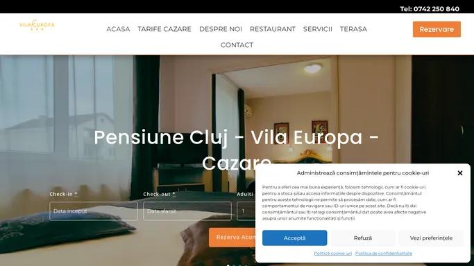 Pensiune Cluj Napoca - Cazare Cluj - Vila Europa