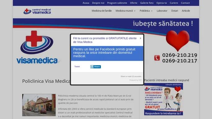 Policlica privata VisaMedica din Sibiu - Servicii de calitate!