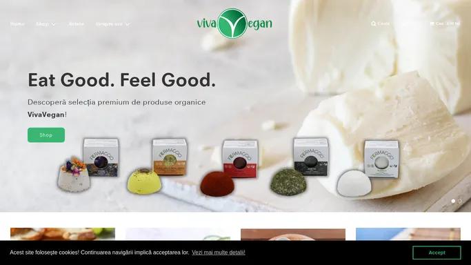 VivaVegan.ro - magazin online cu produse vegane organice