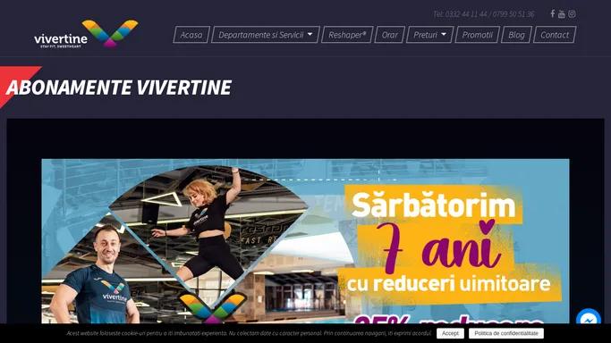 Abonamente Vivertine – Vivertine