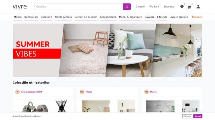 Mobila si Decoratiuni - Inspiratie pentru casa ta - Vivre