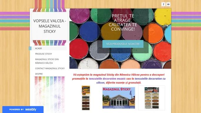 Vopsele Valcea - Magazinul Sticky - Vopsele Valcea - Magazinul Sticky