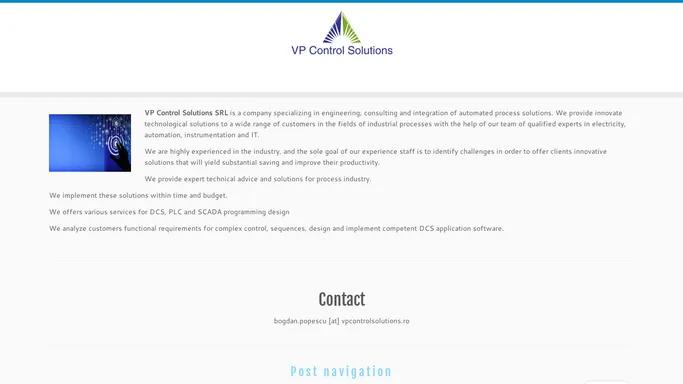 VP Control Solutions