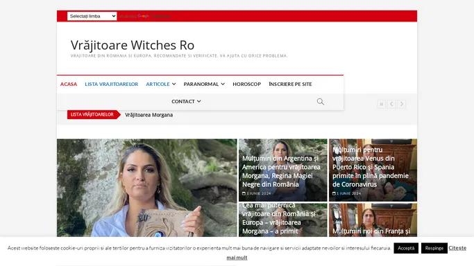 Vrajitoare Witches Ro - Vrajitoare din Romania si Europa. Recomandate si verificate. Va ajuta cu orice problema.