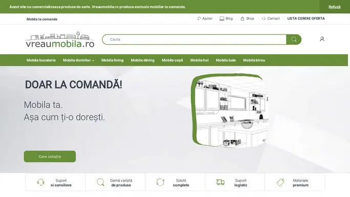 Mobila la comanda Bucuresti ✔️ VreauMobila