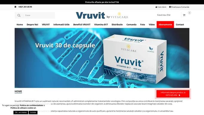 Vruvit Vitamina B17 poate contribui la eliminare celule canceroase, previne dezvoltare afectiuni tumorale