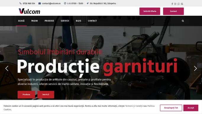 Vulcom – Produse din cauciuc
