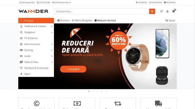 Cumpara smart, telefoane si gadget-uri! - WANNDER