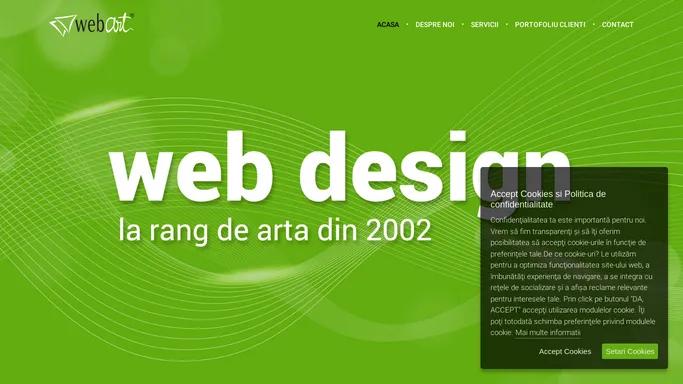 Webart - web design la rang de arta, din 2002