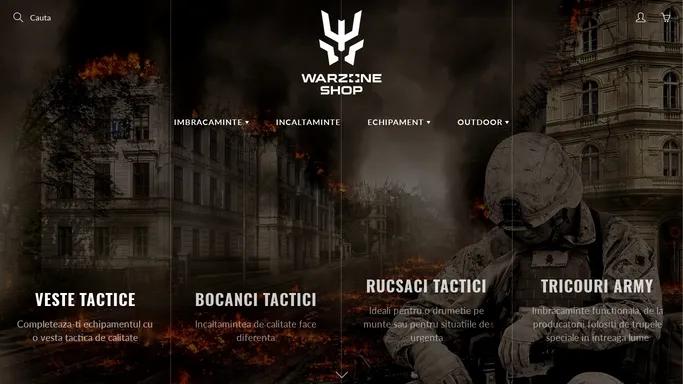 WARZONE SHOP ROMANIA | Echipament tactic si accesorii army outdoor – WARZONESHOP
