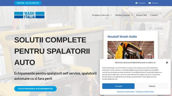 Wash Italia - Echipamente profesionale pentru spalatorii auto