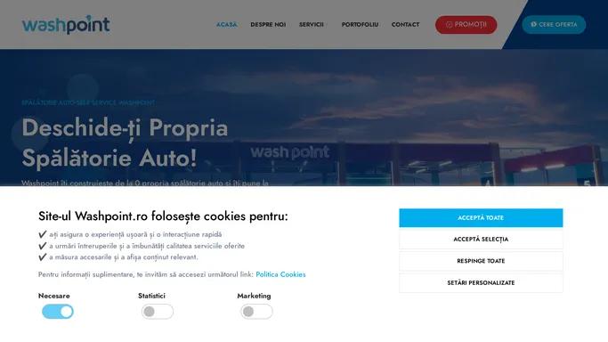 Spalatorie auto - Spalatorie Self Service Washpoint