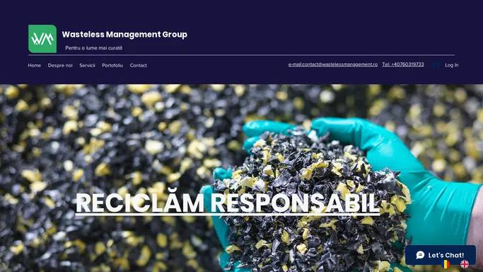 Wasteless Management Group SRL | colectare