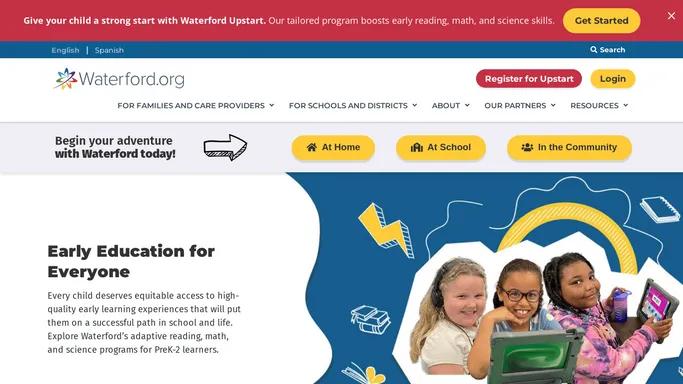 Early Learning Software for PreK-2 - Waterford