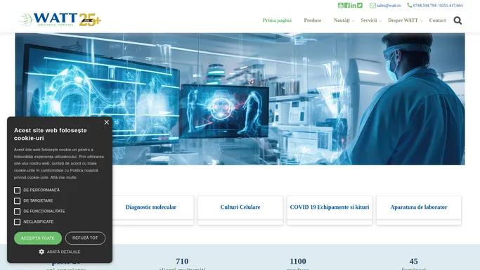 Aparatura de laborator, produse laborator - WATT