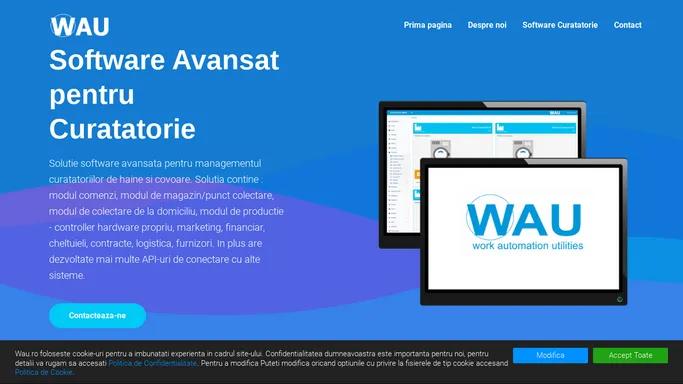 WAU – SOFTWARE – Software Curatatorie Haine si Covoare