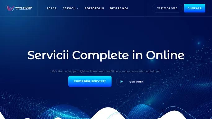 Wave Studio – Servicii complete in online