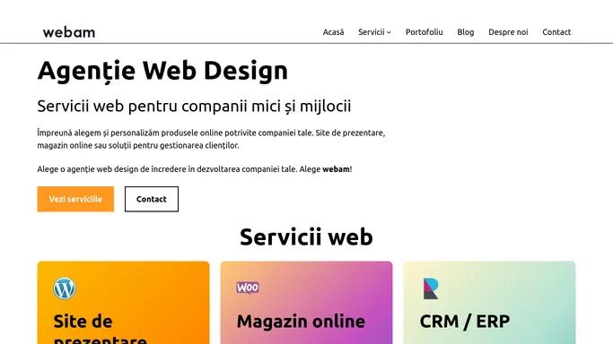 Webam - Agentie web design