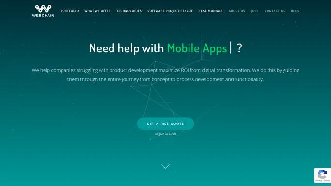 Software development - WEBCHAIN - Software Development Company