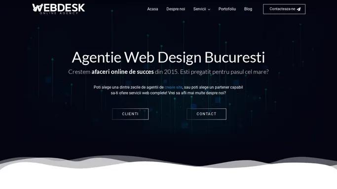 Web Design Bucuresti & Promovare Online - Webdesk Agency