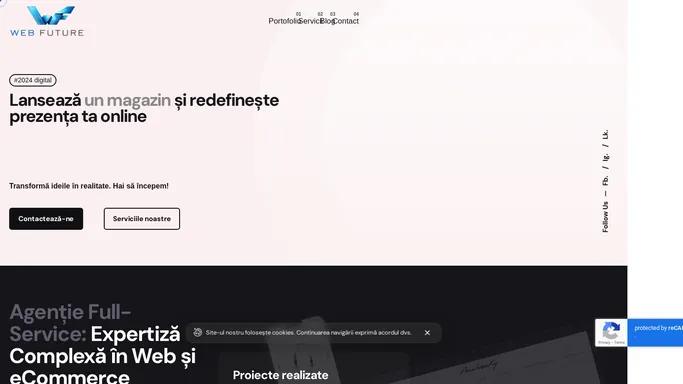 Agentie web design • Magazine online • Site-uri prezentare