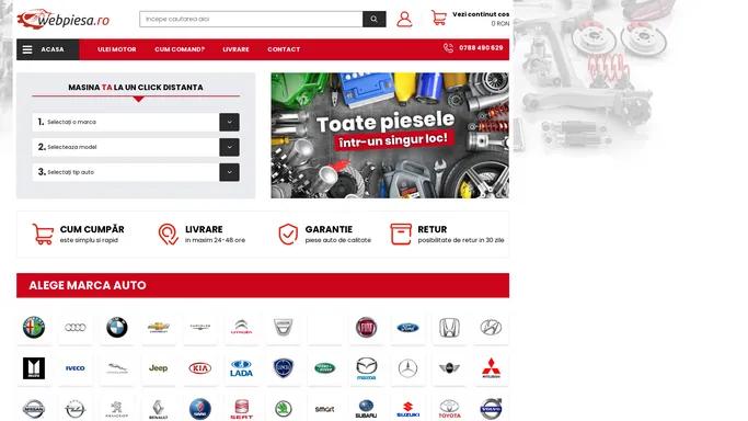 WEBPIESA MAGAZIN ONLINE PIESE AUTO