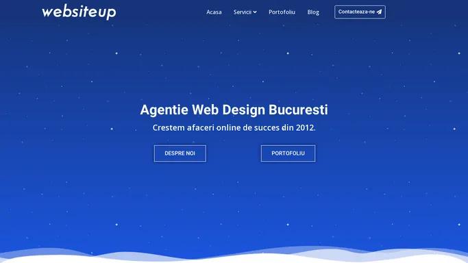 WebSiteUP - Agentie Web Design Bucuresti