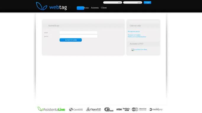 WebTag - Gazduire Web, Inregistrare Domenii si Gazduire Shoutcast
