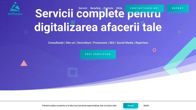 WebZaic | Servicii complete pentru digitalizarea afacerii