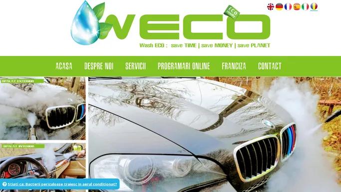 WECO - Wash ECO: Save Time, Save Money, Save Planet