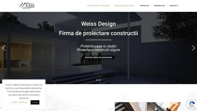 Weiss Design - Firma de proiectare constructii, case si hale industriale