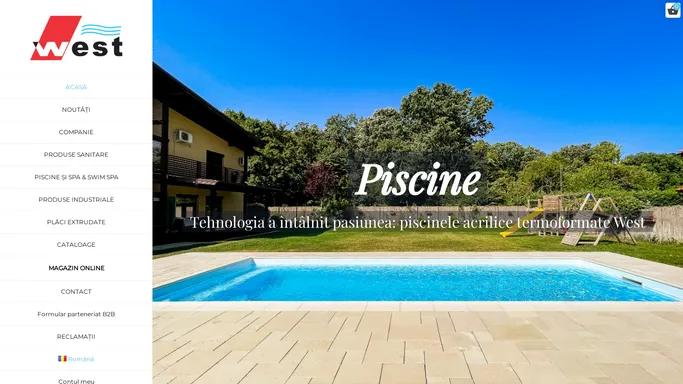 West - Produse sanitare, Piscine, SPA - westcompany