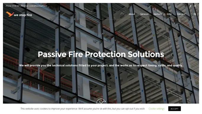 Passive Fire Protection - We Stop Fire