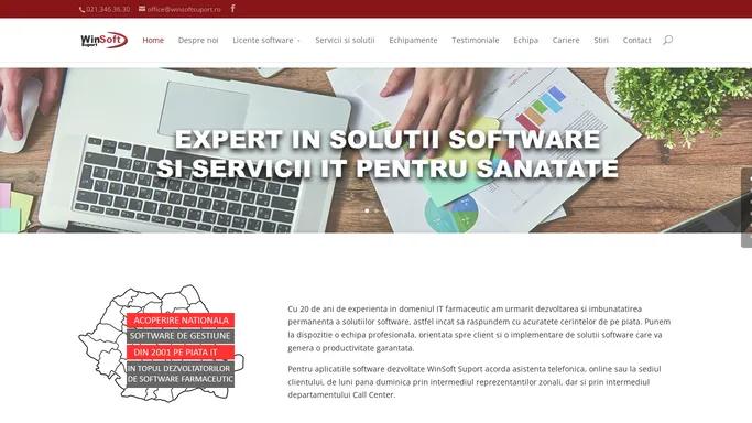 Winsoft Suport | Dezvoltator software in domeniul farmaceutic