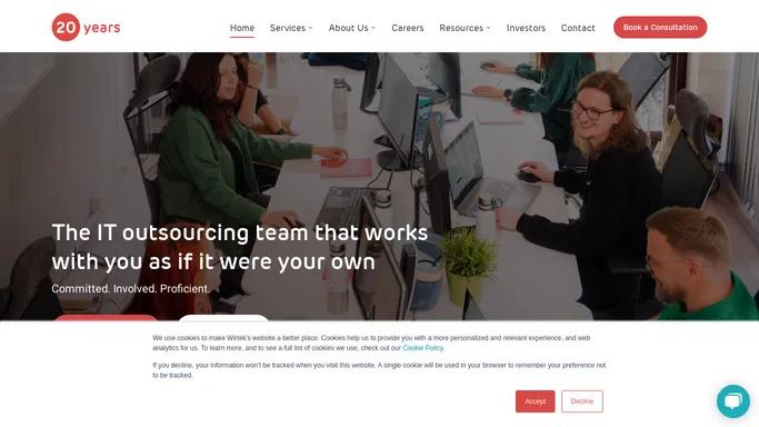 The IT outsourcing team that works with you as if it were your own