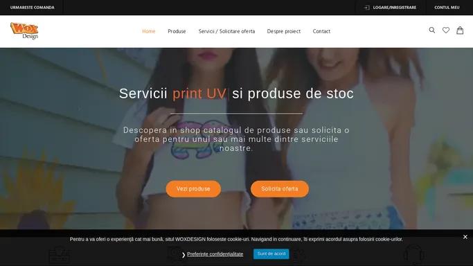 Wox Design – Productie publicitara & servicii print