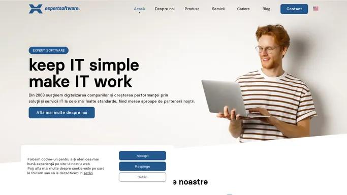 Companie de software 100% romaneasca | Expert Software