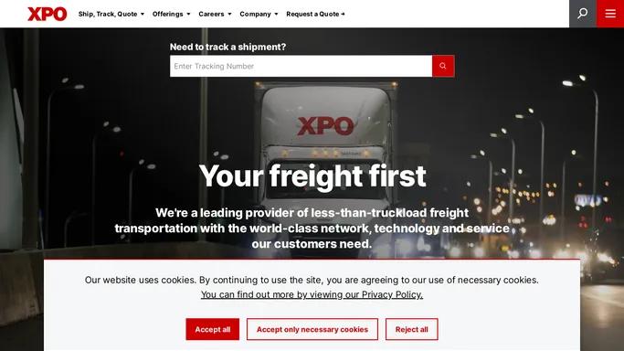 XPO – World-Class LTL Freight and Logistics Services