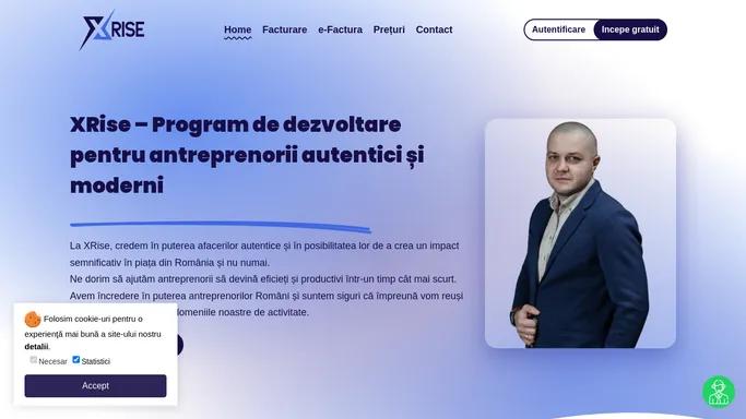 XRISE - Program de crestere exponentiala pentru antreprenori!