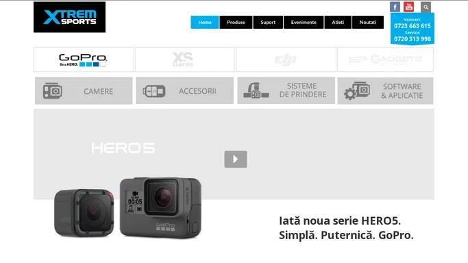 Importator oficial GoPro Romania | camere GoPro | xtremSpors.ro 