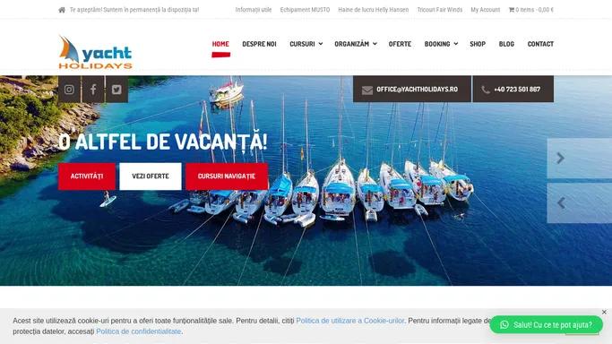 Yacht Holidays – Totul pentru sailing!