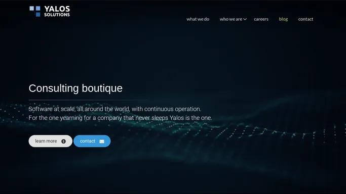 Yalos Solutions - Home page