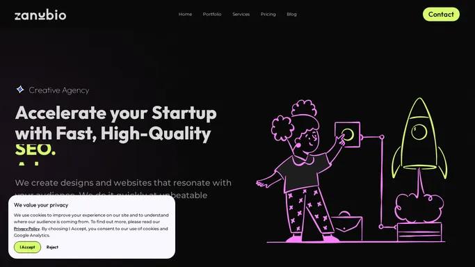 Zanubio | Accelerate Your Startup with Premium Design & Development