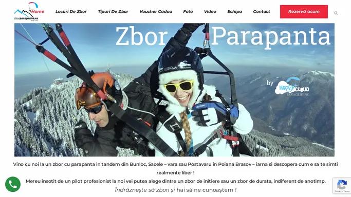 zborparapanta.ro Zbor cu parapanta in tandem din Brasov.