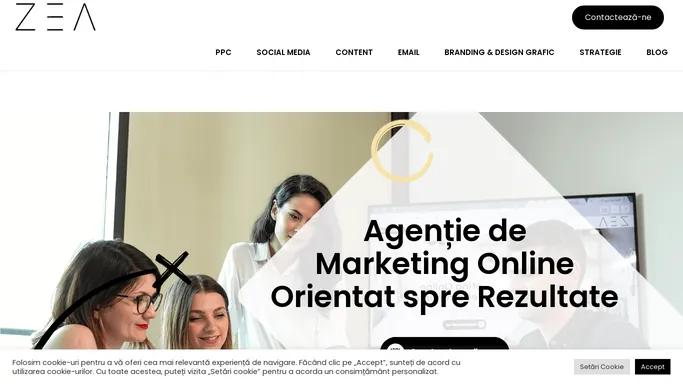 Agentie de Marketing Online Orientat spre Rezultate - ZEA